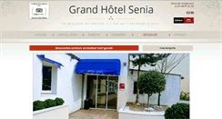 Desktop Screenshot of grandhotelsenia.com