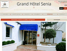 Tablet Screenshot of grandhotelsenia.com